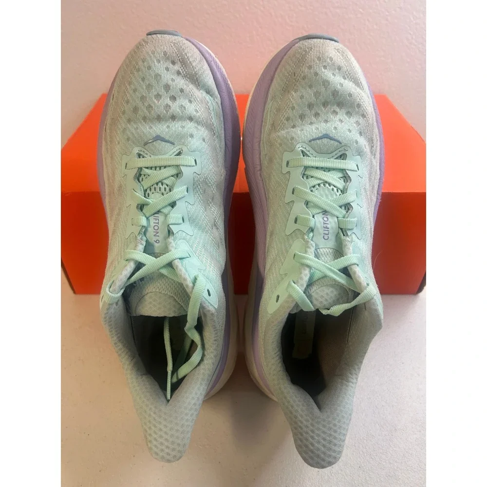 Hoka Clifton 9 Airy Blue Ice Water Women Size 9B #2921